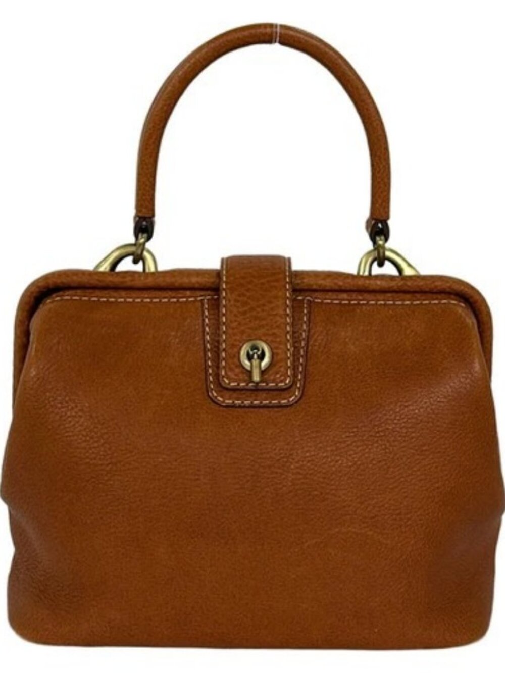 Tsuchiya Bag Factory Brown Leather Handbag